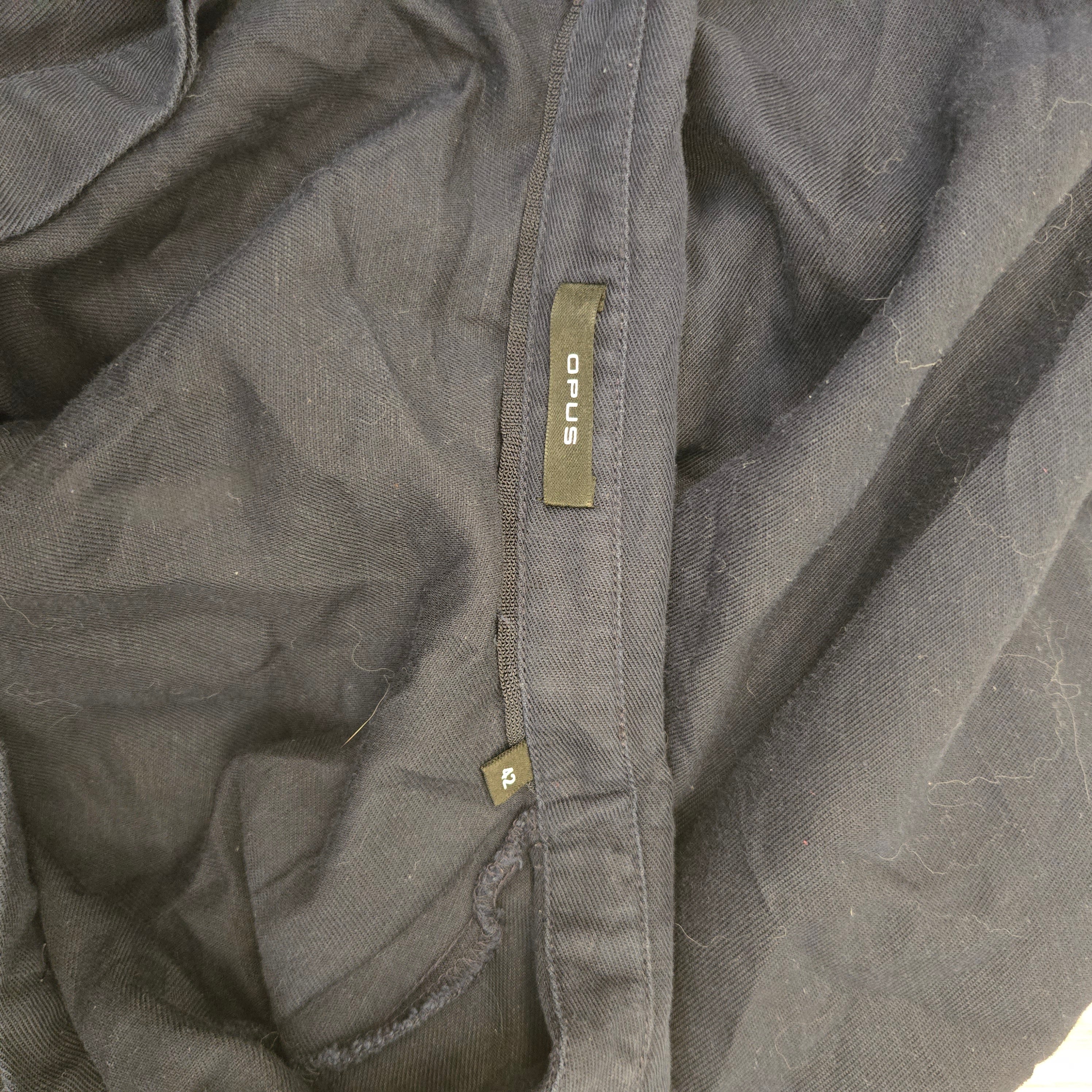 Opus Dames Donkerblauwe Blousejurk Maat 42 /  XL