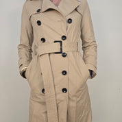 Mango Beige Trenchcoat Dames XS