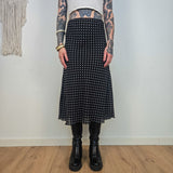 ONLY Zwarte Rok Polkadot Dames 40 / L