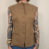 Zara Bruin Gilet Dames L