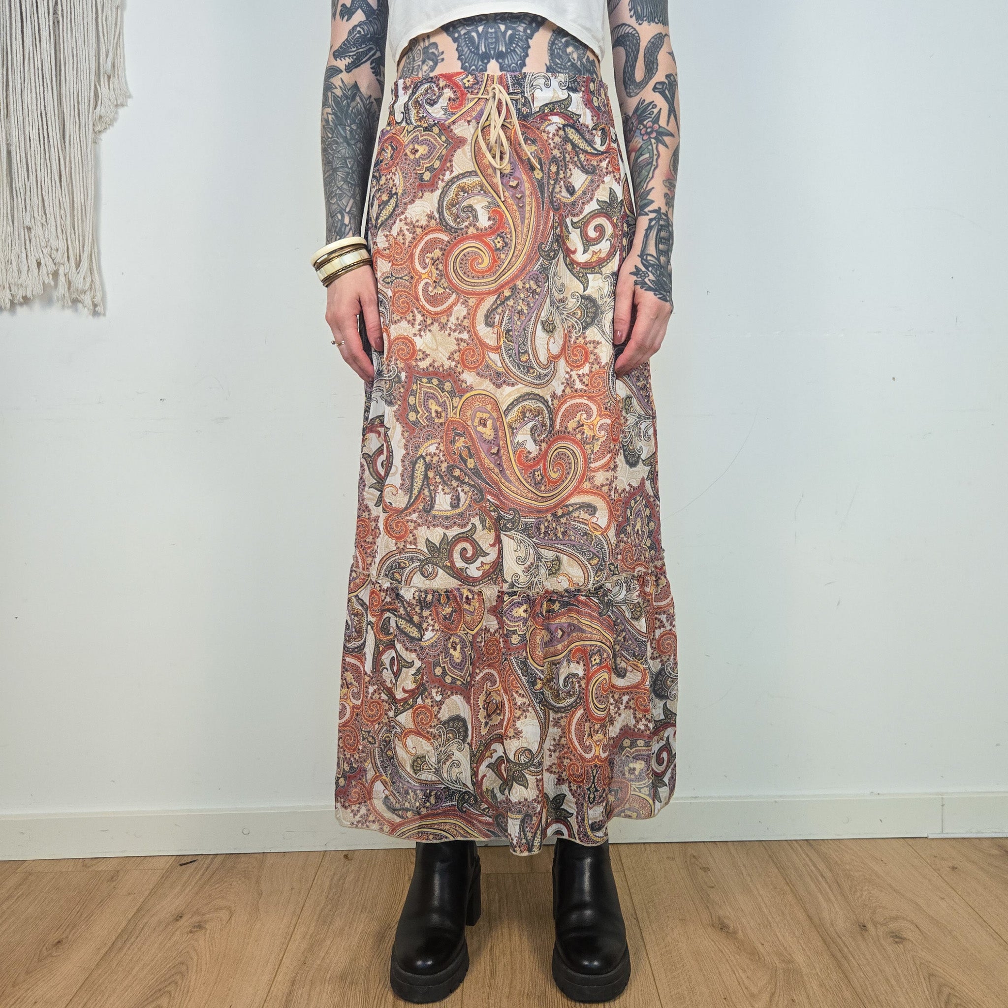 Studio Anneloes Multicolor Maxi Rok Dames S