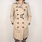 Mango Beige Trenchcoat Dames XS