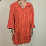 Samoon Oranje Blouse Dames EU 52 / 6XL