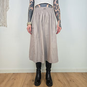 New Balance Beige Midi Rok Dames M