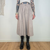 New Balance Beige Midi Rok Dames M