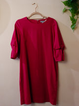 COS Fuchsia Jurken met Statement Mouwen Maat 38