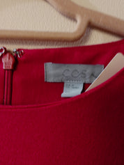 COS Fuchsia Jurken met Statement Mouwen Maat 38