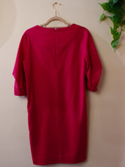 COS Fuchsia Jurken met Statement Mouwen Maat 38