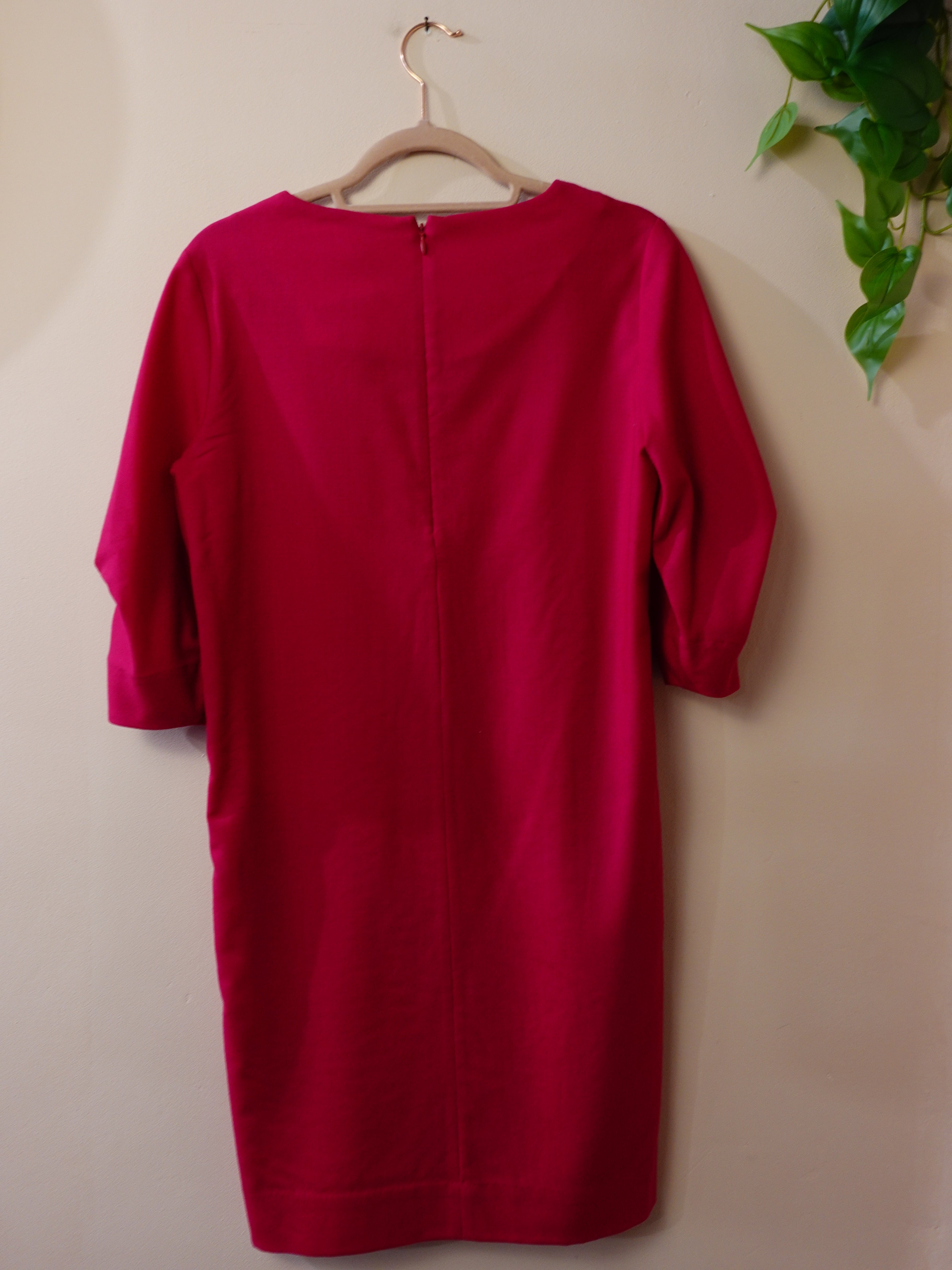 COS Fuchsia Jurken met Statement Mouwen Maat 38