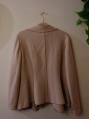 Marc Cain Beige Openvallende Blazer Maat N4/XL