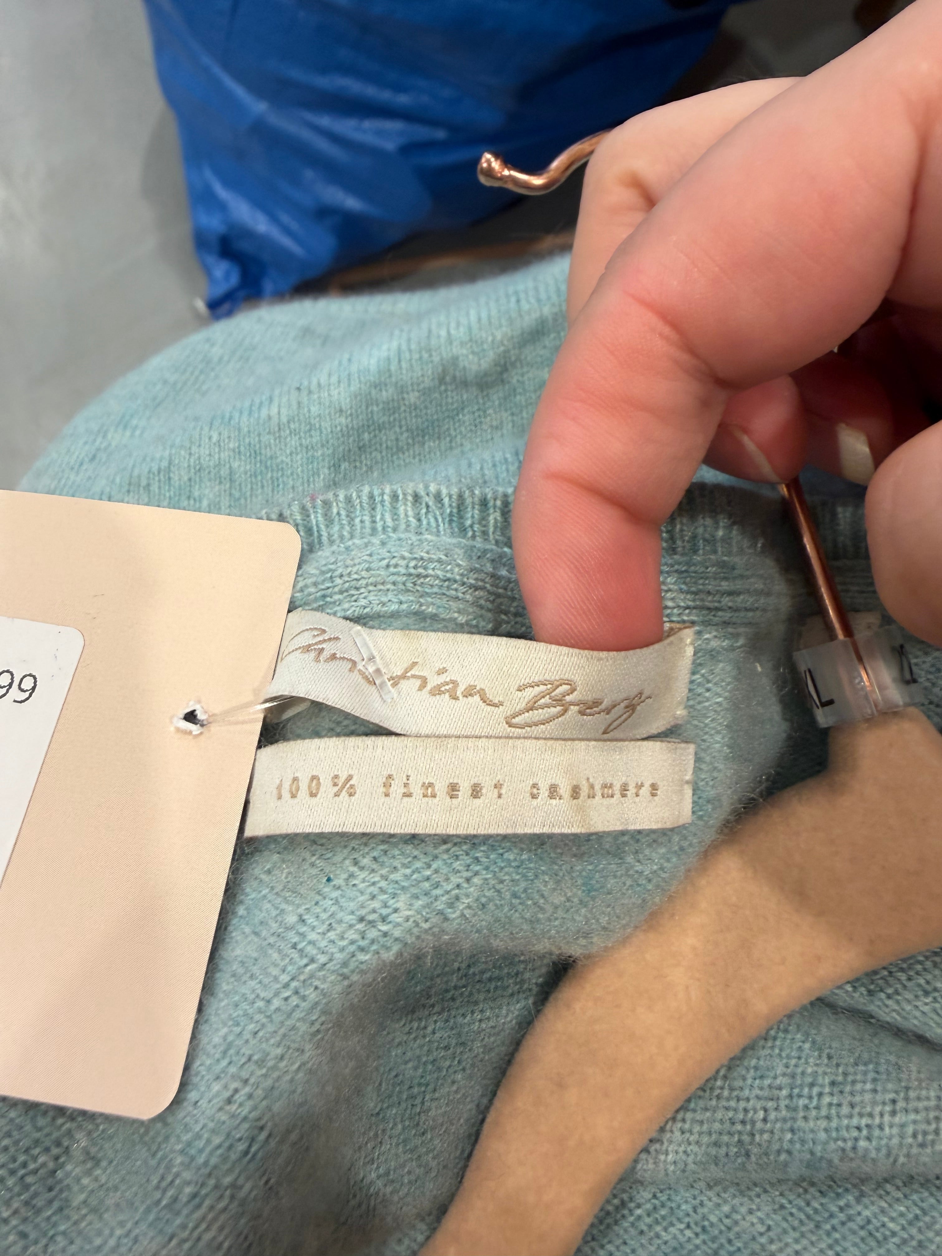 Christian Berg 100% Cashmere Trui Maat 44