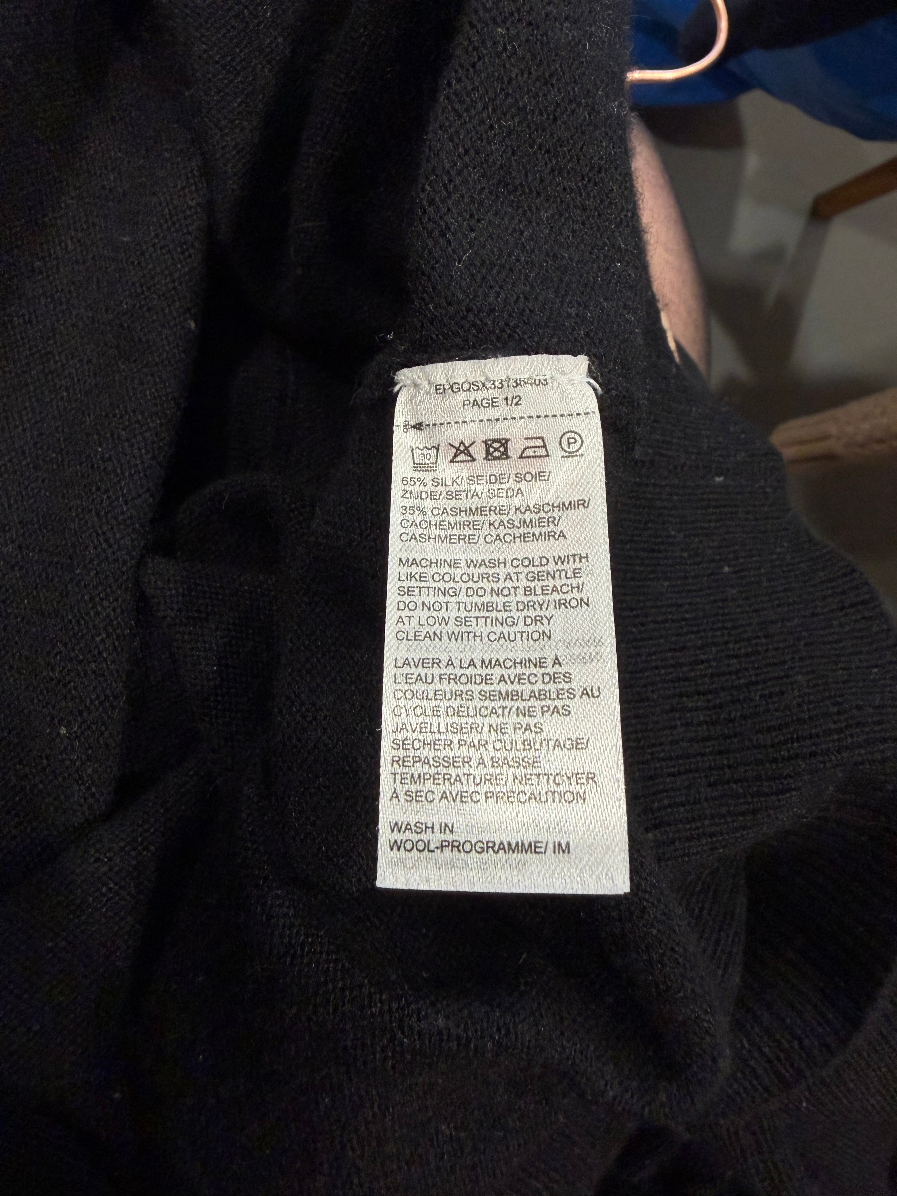 Adagio Zijde Cashmere Vest Maat M