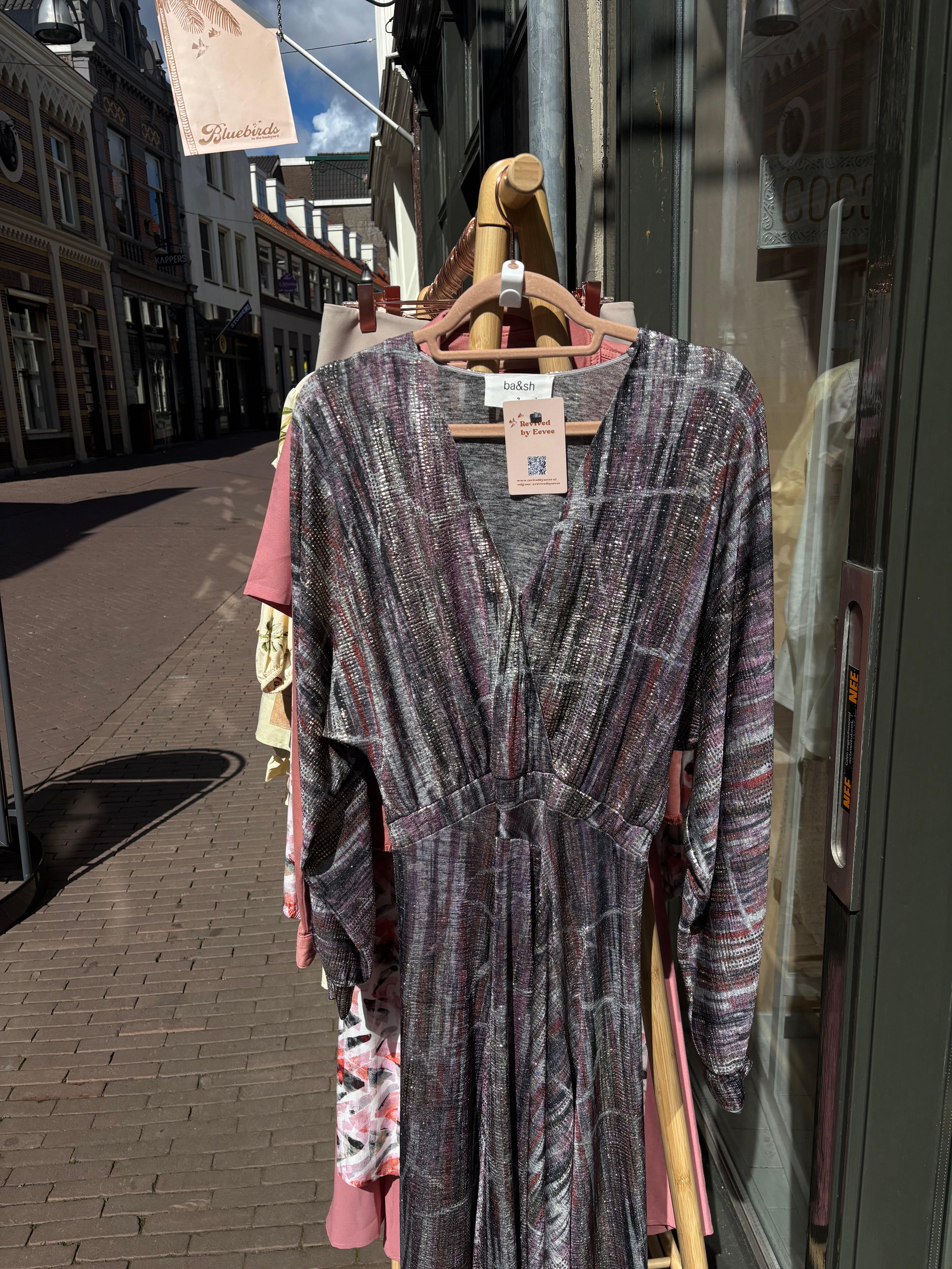 Ba&sh Glitterjurk Maat 2 38