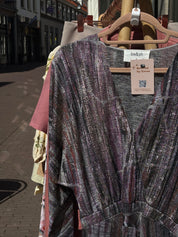 Ba&sh Glitterjurk Maat 2 38