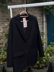 Summum Woman Zwarte Oversized Blazer Dames Maat 38 / M