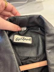 Avitano Zwarte Leren Jas Dames Maat 42 / XL