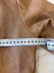 Street One Beige Leren Bikerjas Van Schapenleer Maat 40 / L