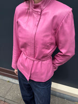 HI-BUXTER Roze Leren Jas Dames Maat 38 / M