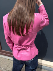 HI-BUXTER Roze Leren Jas Dames Maat 38 / M