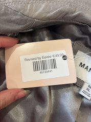 Manguun Taupe Leren Bikerjas Dames XL