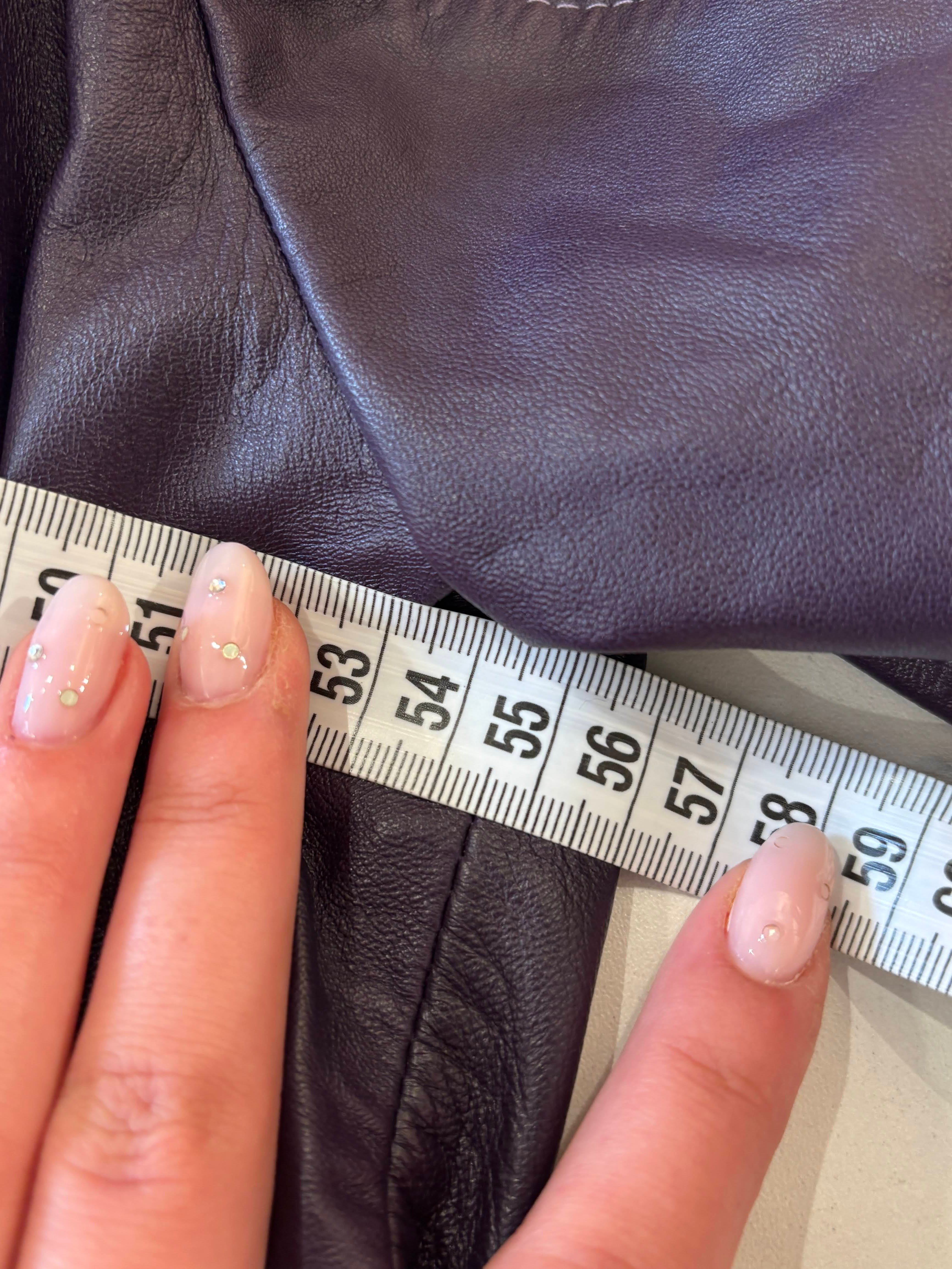 Gerry Weber Paarse Echt Leren Jas Dames 44 / 2XL