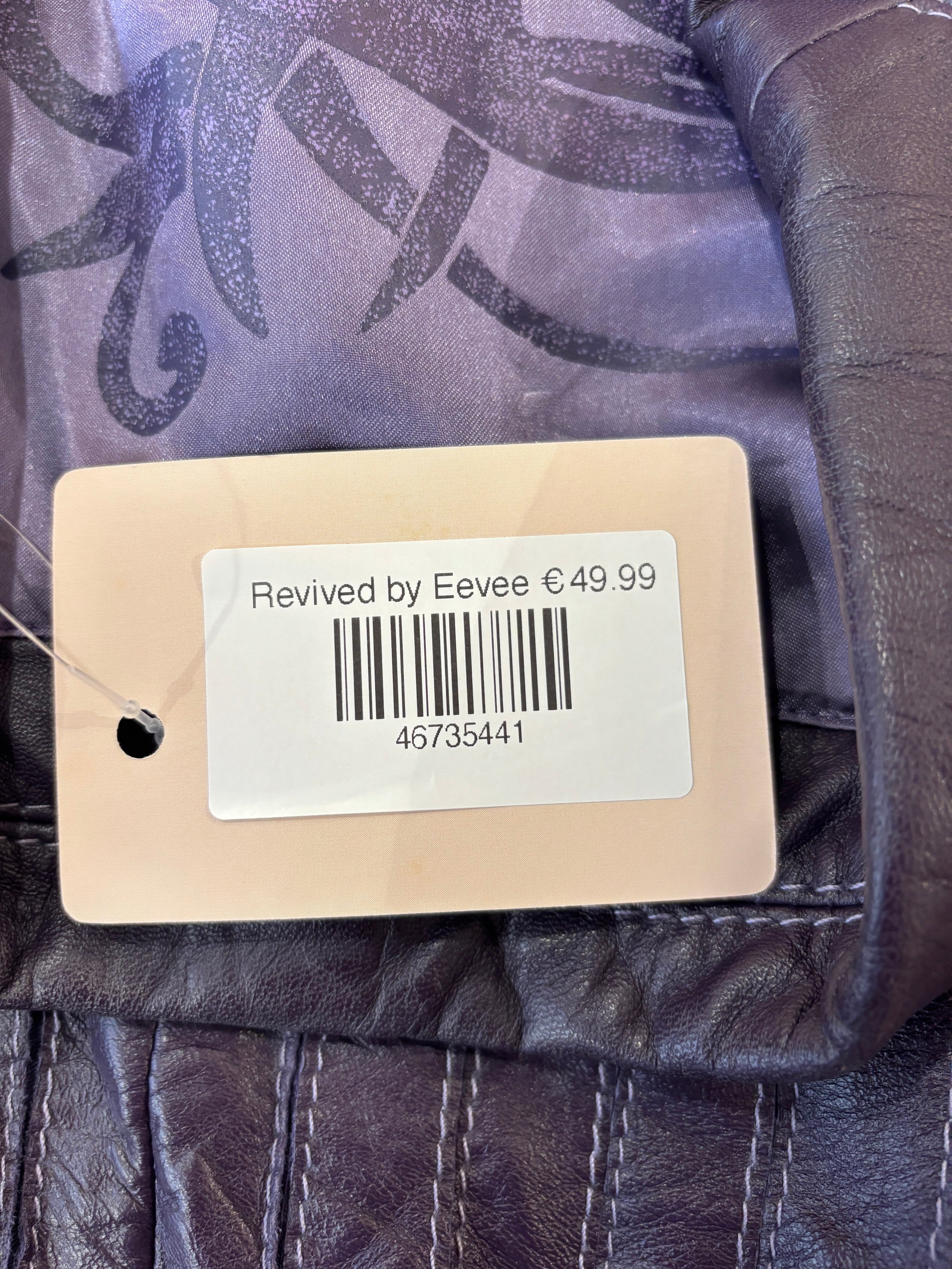 Gerry Weber Paarse Echt Leren Jas Dames 44 / 2XL
