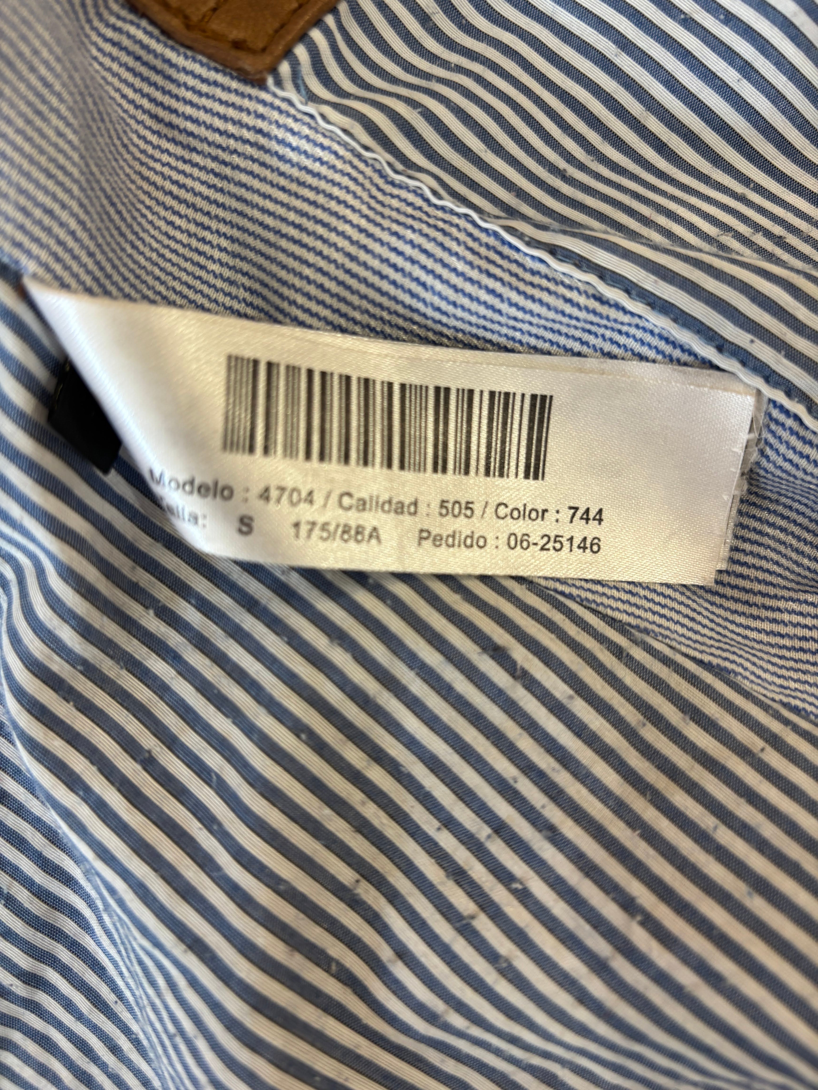 Massimo Dutti Bruine Leren Blazer Jas Dames S