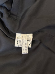 Zwarte Echt Leren Dames Jas Maat 42 / XL