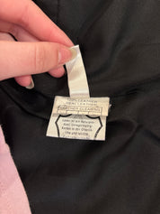 Zwarte Echt Leren Dames Jas Maat 42 / XL