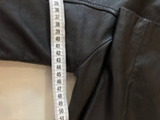 Castro Zwarte Echt Leren Blazer Jas Dames Maat S