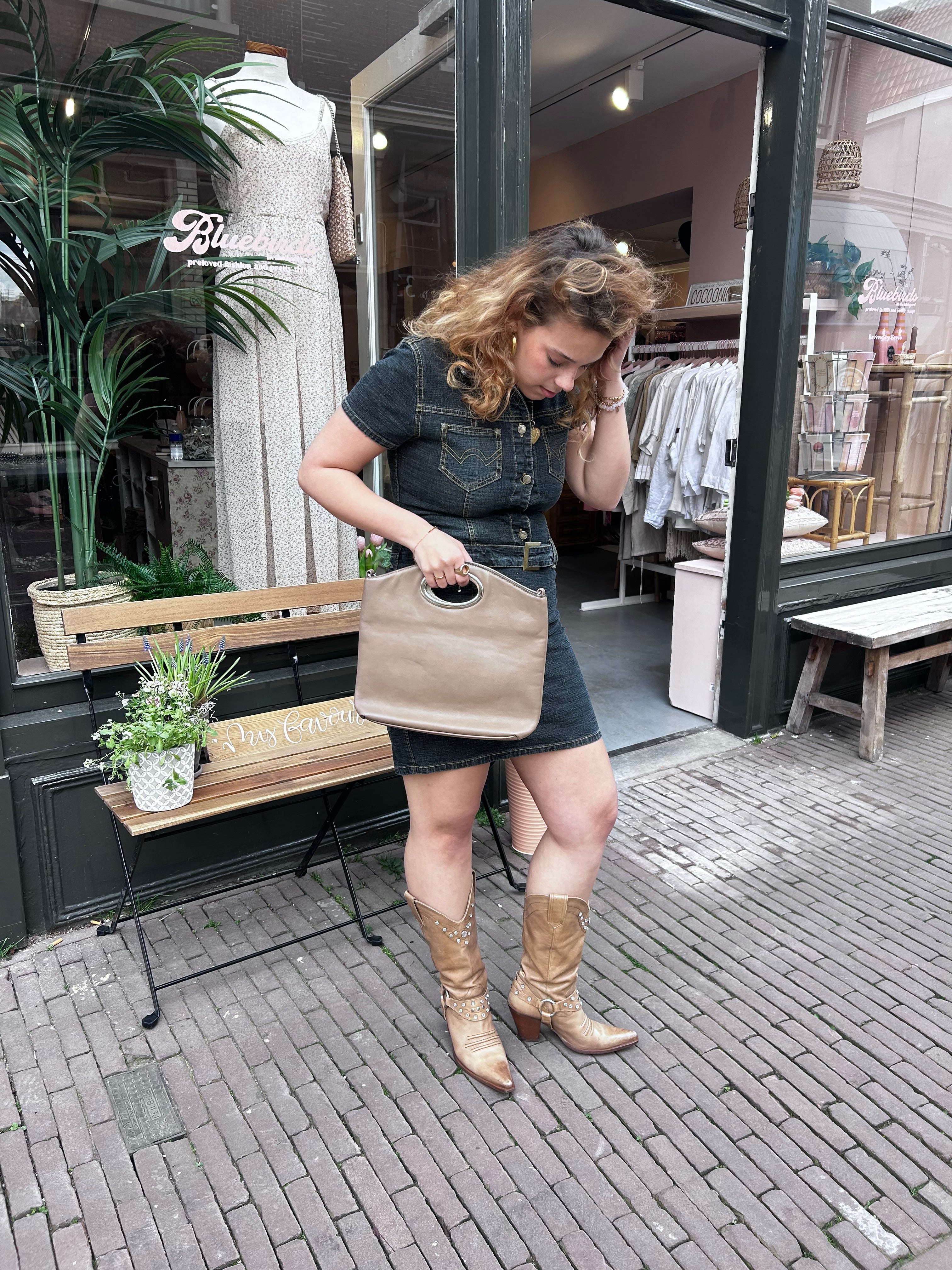 Shack Jeans&Co Vintage Denim Jurk Maat 38