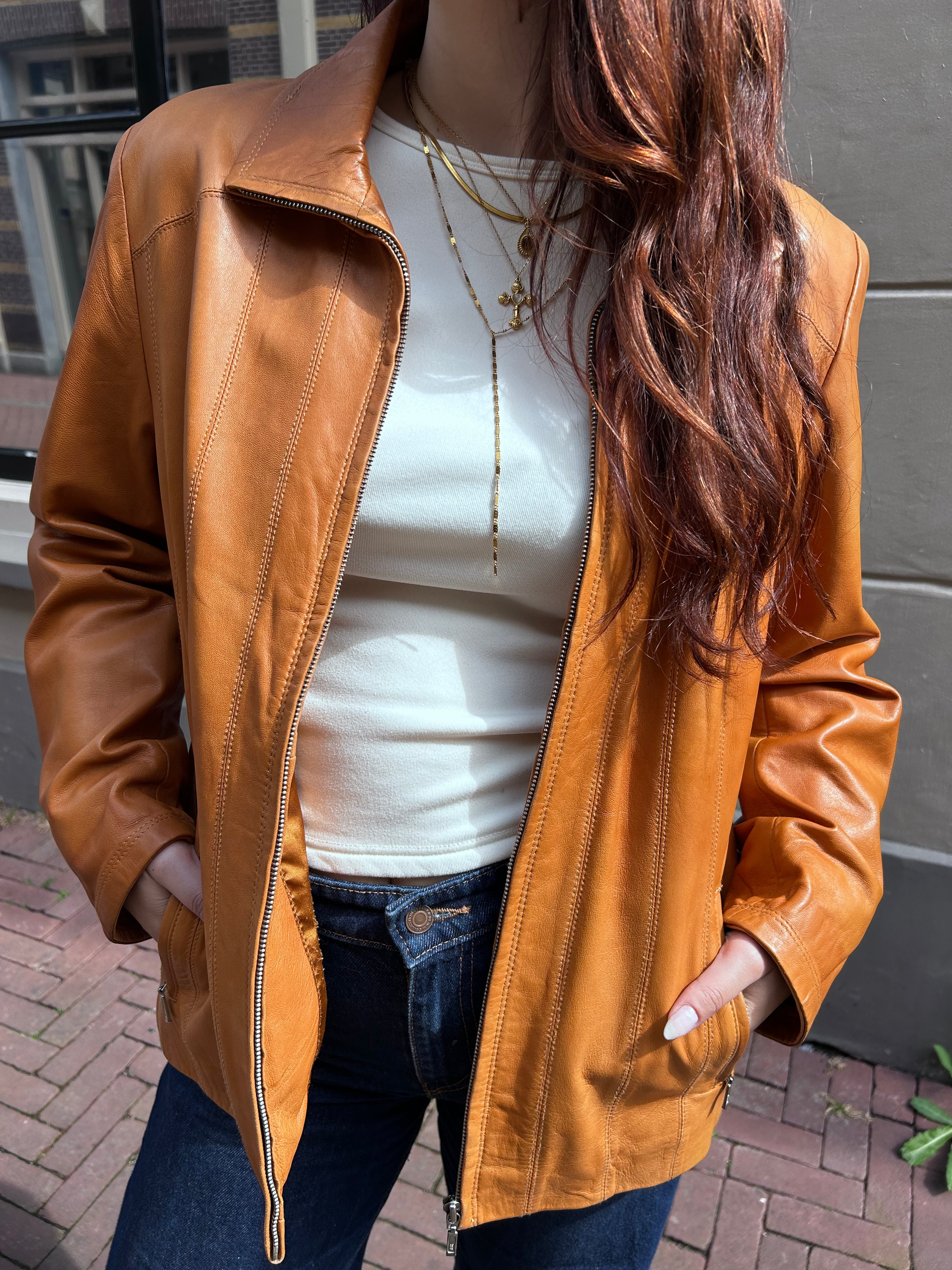 Leren Jas Maat 42