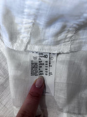 Gerry Weber Witte Linnen Blazer Dames Maat 40 / L