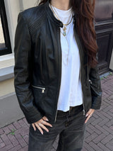 Gerry Weber Zwart Leren Jack Dames Maat 40 / L
