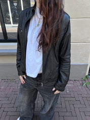 Sefa Leather Zwart Lamsleren Jack Dames Maat 42 / XL