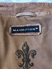 Mauritius Cognac Leren Jas Dames Maat 40 / L