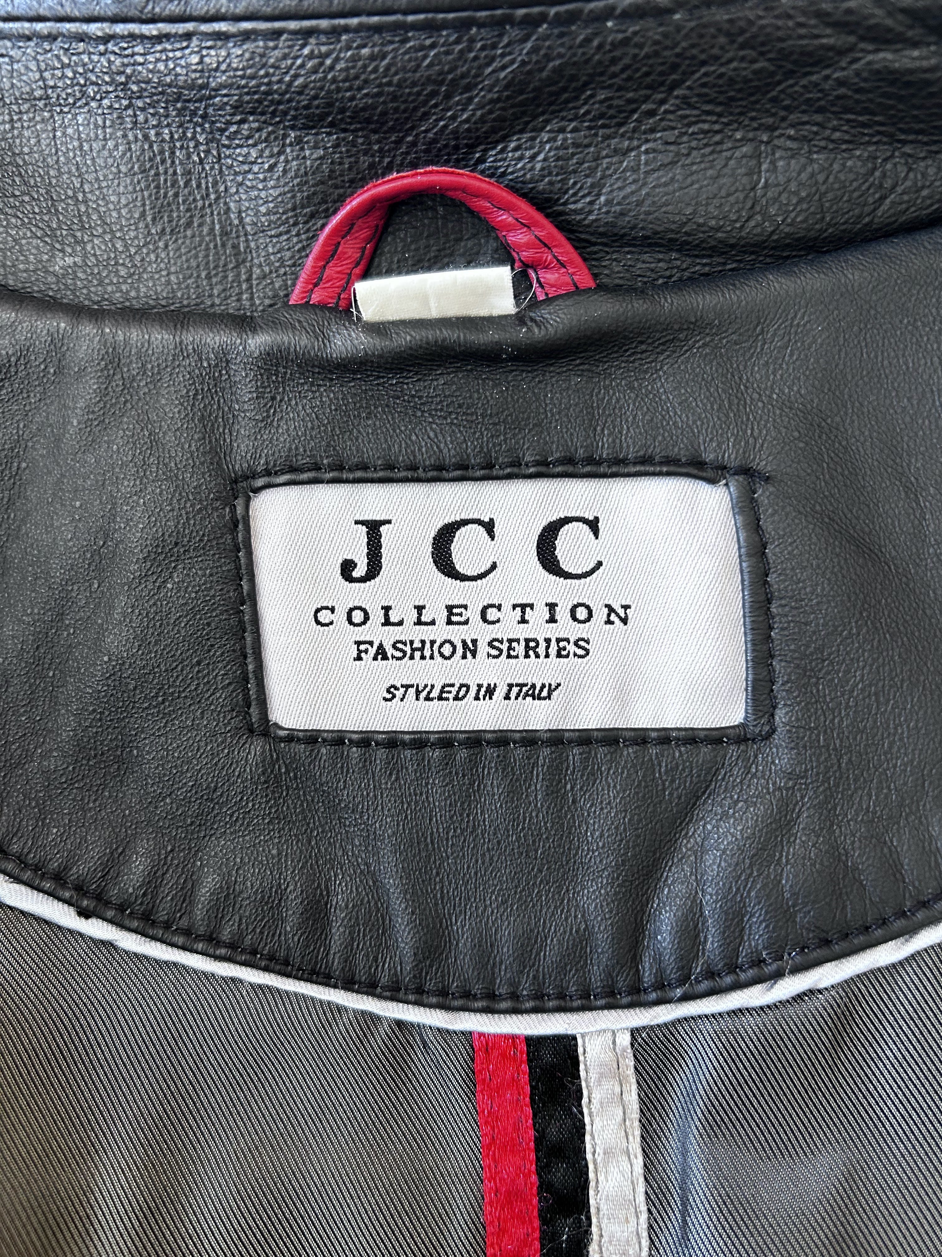 Zwart Leren Jacket – JCC Collection | Maat 46 / 3XL