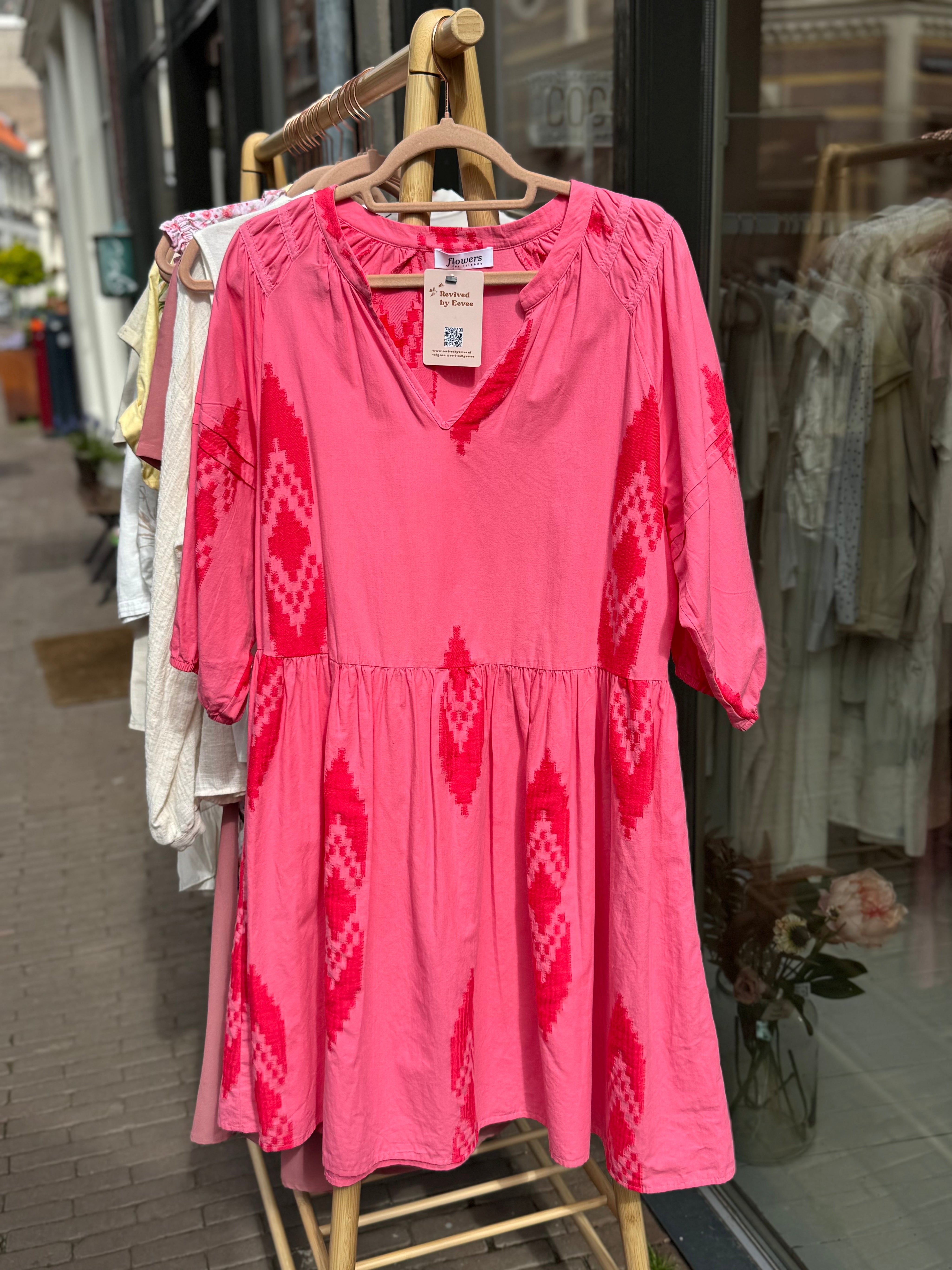 Flowers for Friends Jurkje Roze Maat L