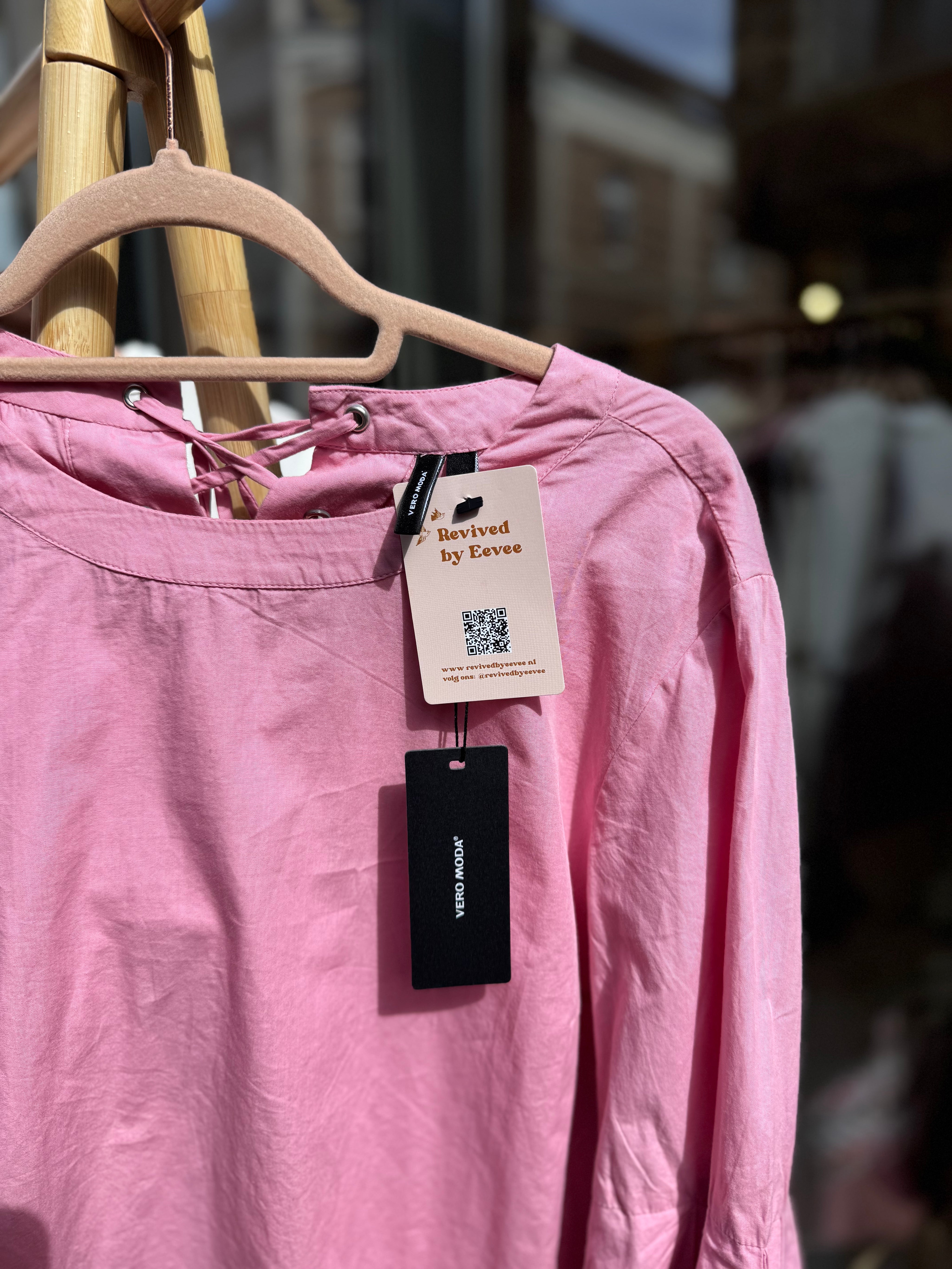 Vero Moda Blouse Roze Maat XL