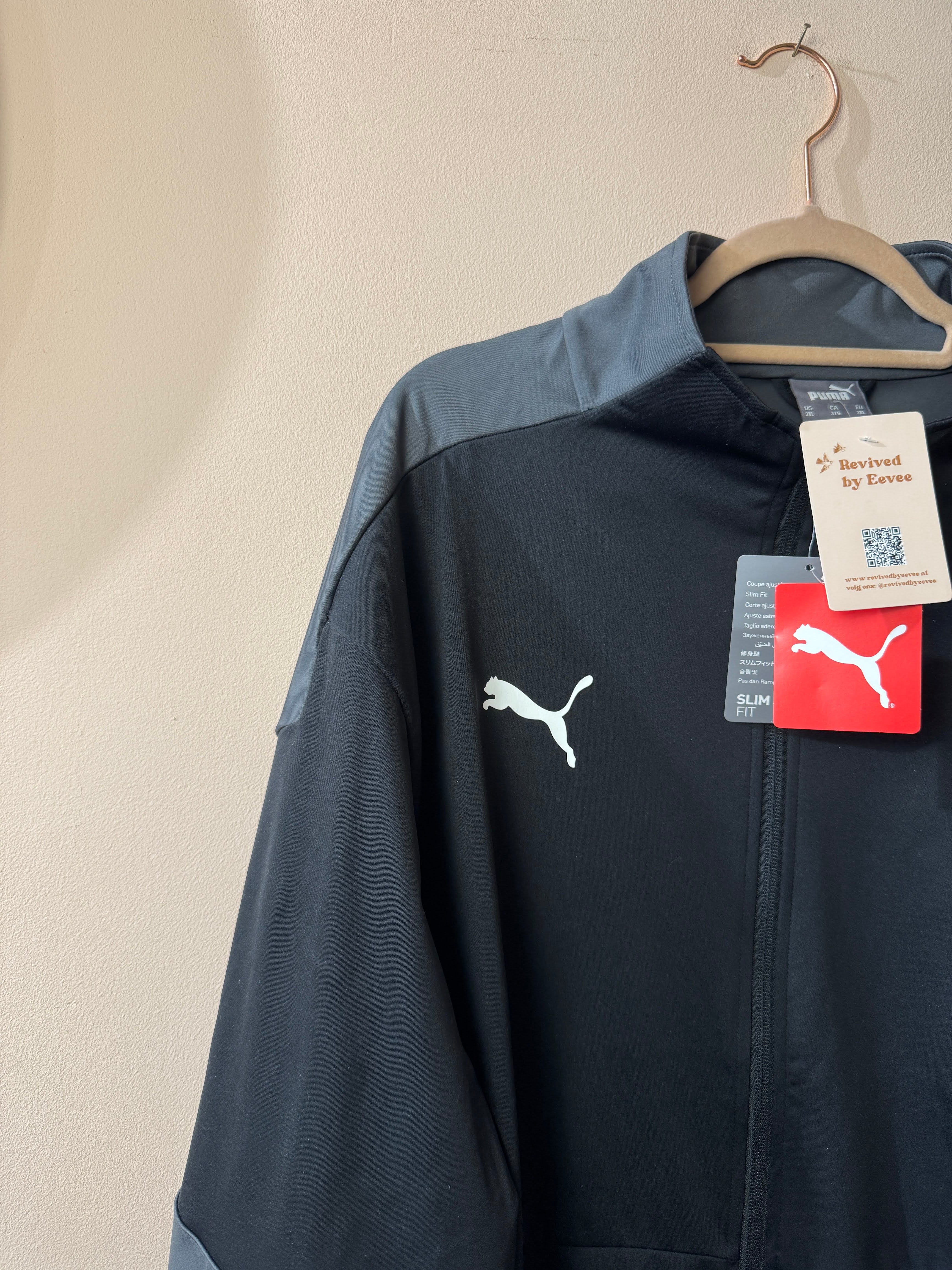 Puma Slim Fit Sportvest Zwart Grijs Heren 3XL