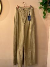 Gant Wide Leg Chino Broek Beige Heren