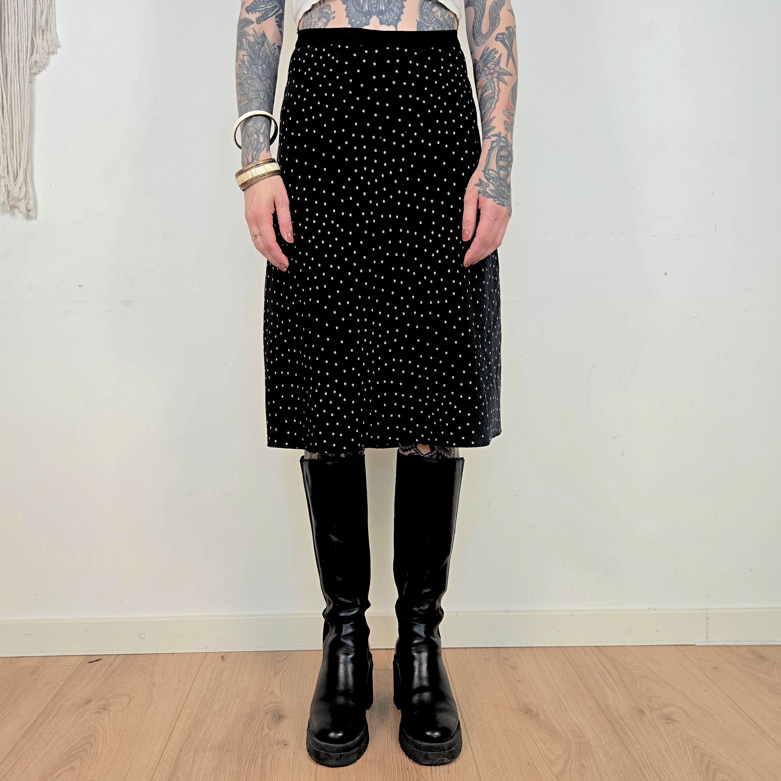 Opus Zwarte Rok Stippen Dames 40 / L