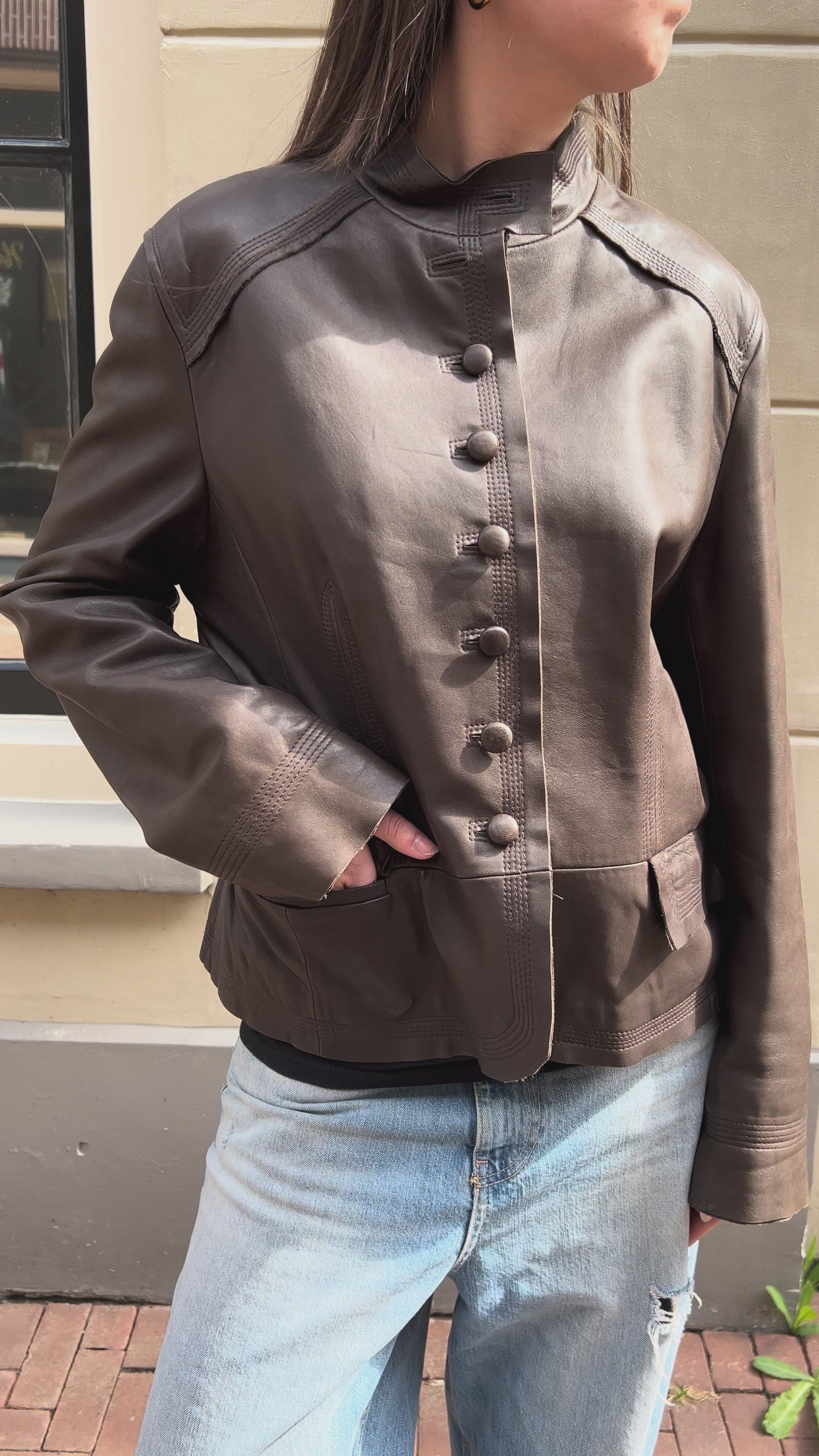 Leren Jas XL