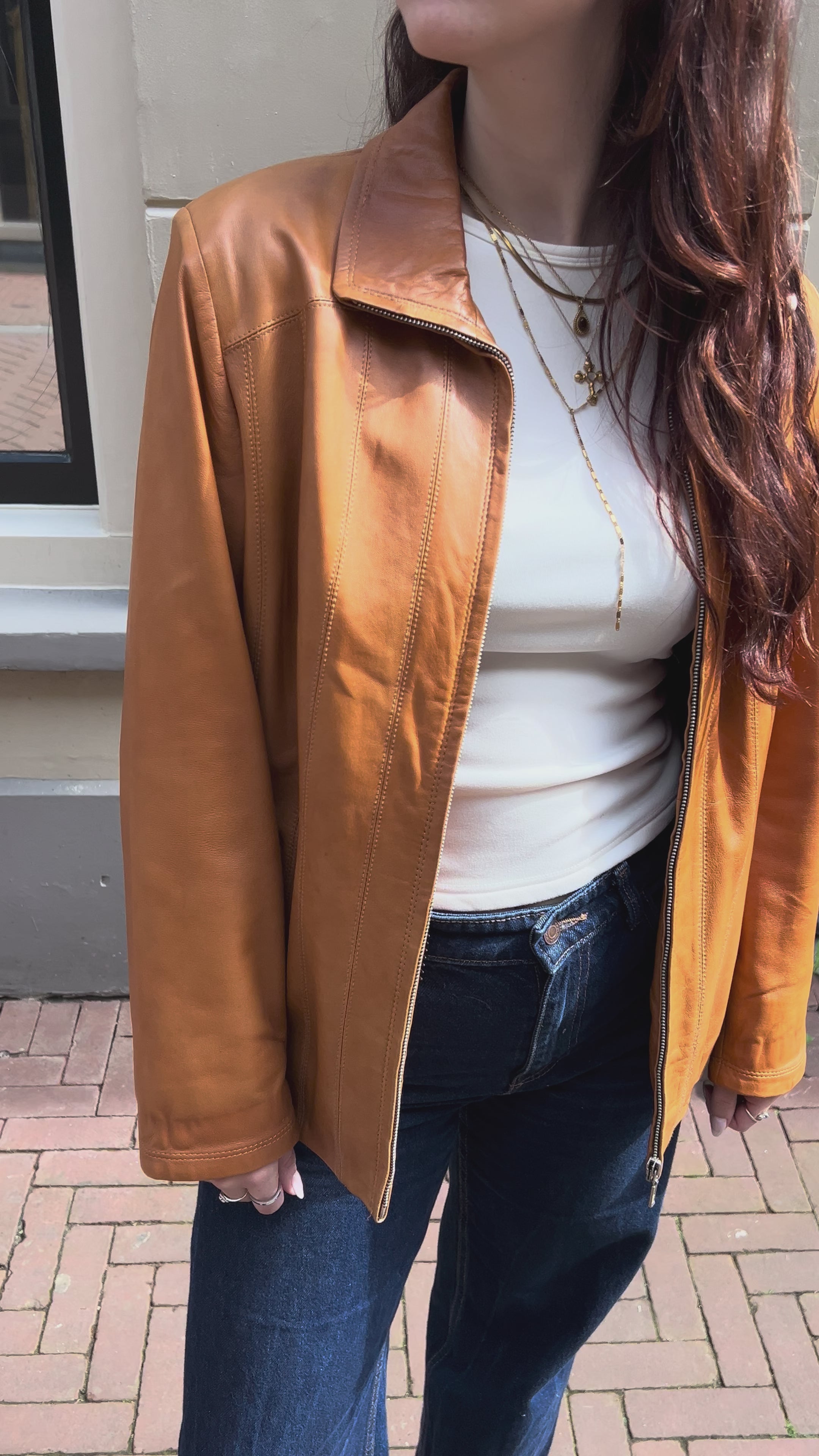 Leren Jas Maat 42
