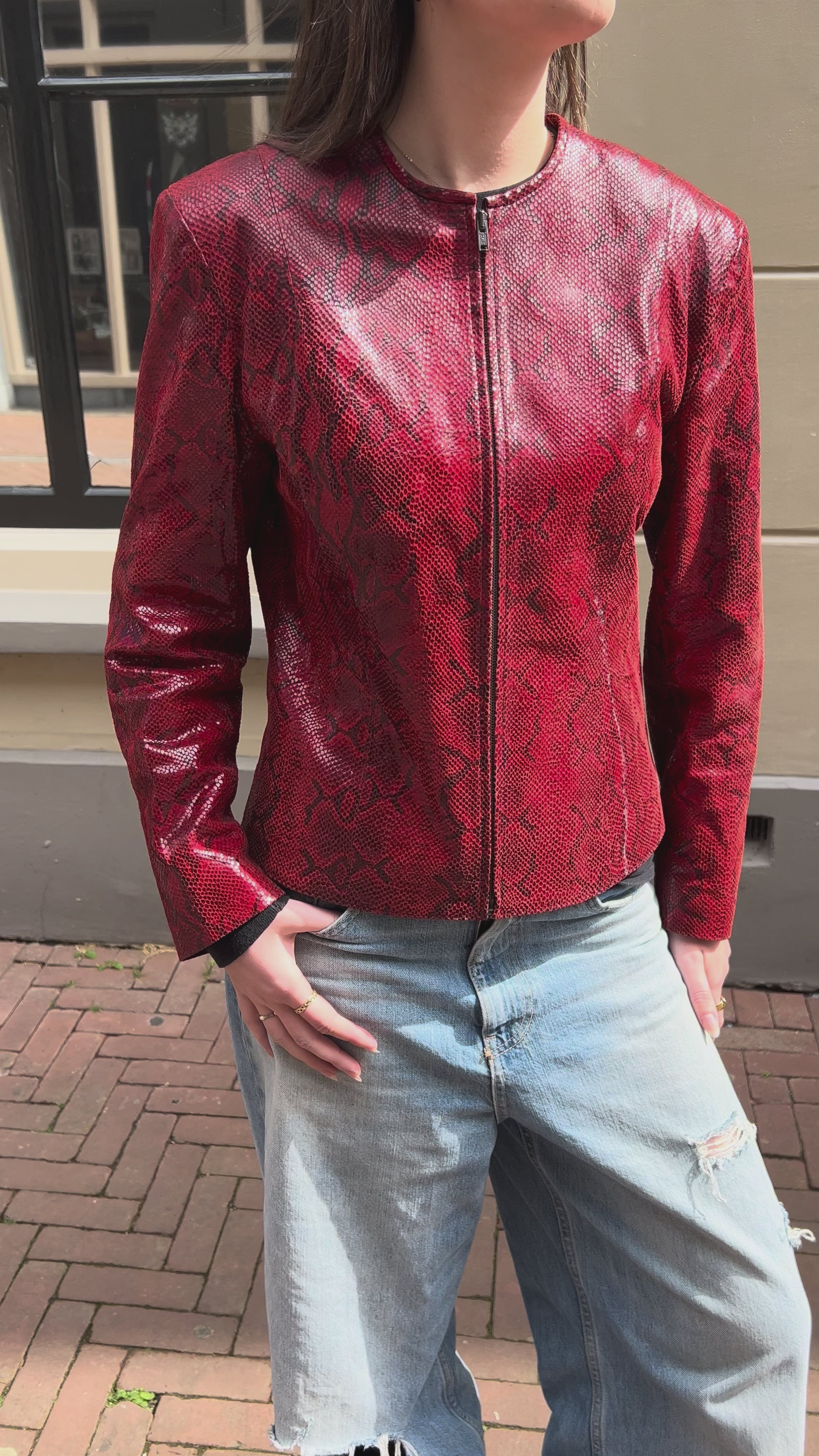 Leren Jas Maat XS / S