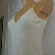Ba&Sh White Full-Length Slip Dress Size 1